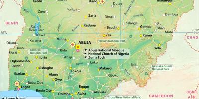 Gambar-gambar peta nigeria