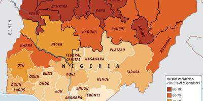 Peta nigeria agama