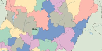 Peta disunting nigeria