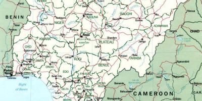 Lihat nigeria peta afrika